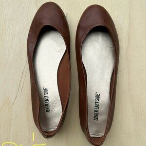 Brown Leather Flats